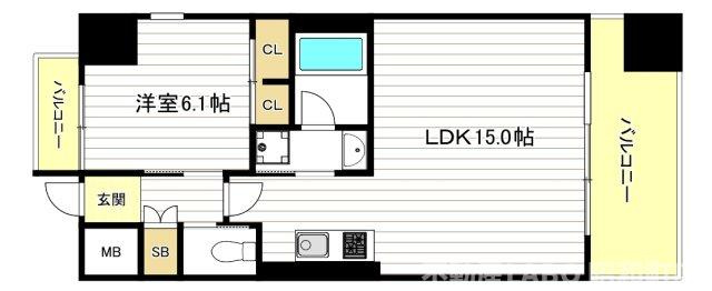プレジオ帝塚山の間取り