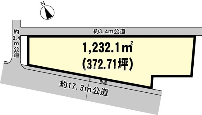 【間取り】 | 木原４２１－１、４２２貸地