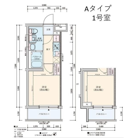【間取り】 | グランドロアール上新庄