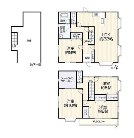神戸市西区樫野台4丁目の間取り