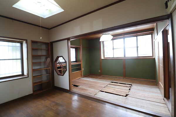 北野町金島貸家の居間・リビング|前回入居時（現況優先）