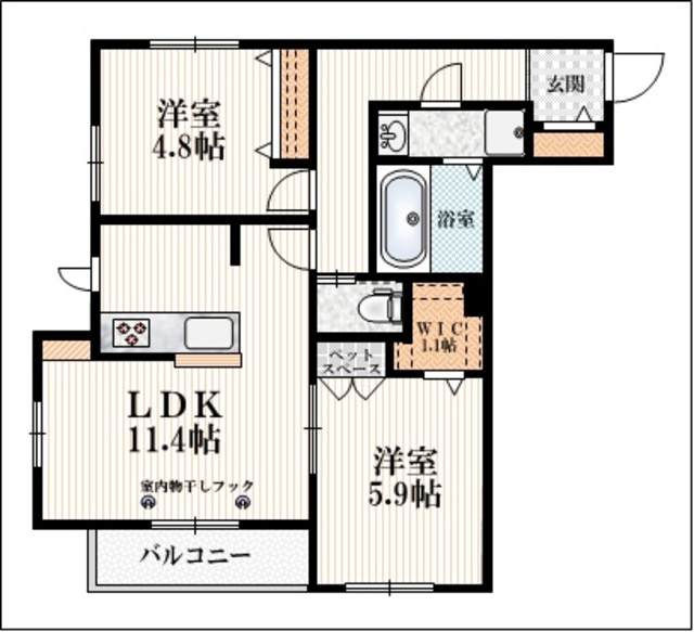 Ｓａｍｓａｒａ　Ｙａｍａｚａｋｉの間取り