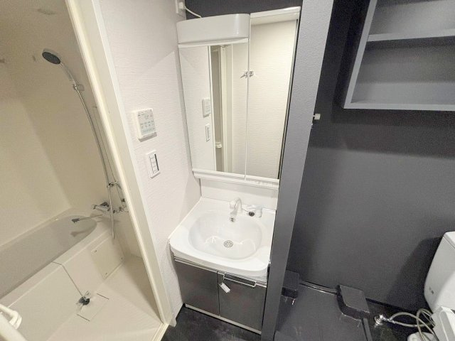 グランドロアール上新庄の独立洗面台