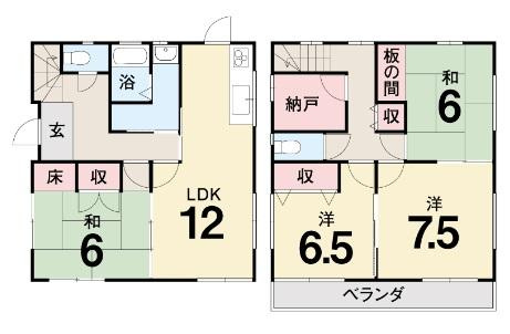 【間取り】 | 高知市福井町