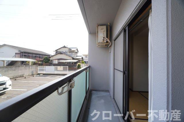 スカイハイのバルコニー