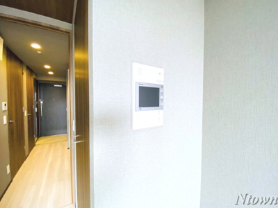 【セキュリティ】 | メイクスWアート今池Ⅲ | モニター付きインターホンです。