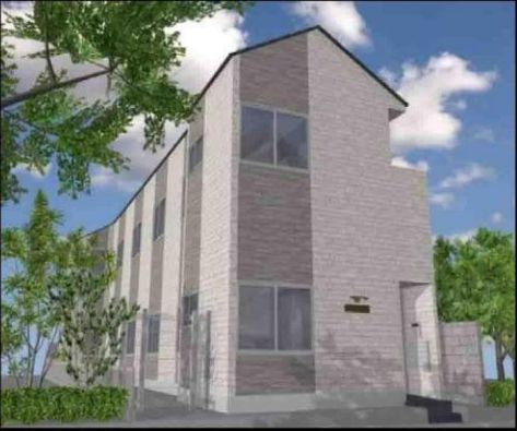 myplan中野坂上（マイプラン中野坂上）の外観パース|my plan 中野坂上の完成予想パース