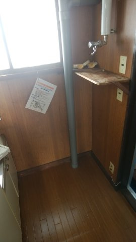 若草501マンションの洗面所