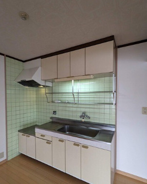 熊本市南区馬渡２丁目の賃貸マンションのキッチン
