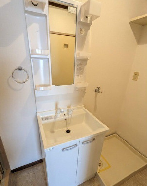 熊本市南区馬渡２丁目の賃貸マンションの独立洗面台
