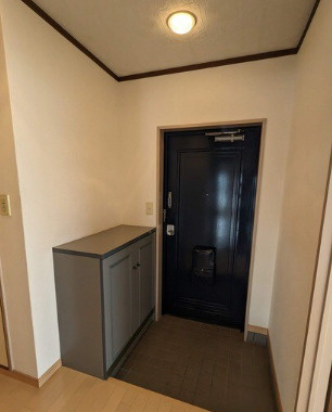 熊本市南区馬渡２丁目の賃貸マンションの玄関