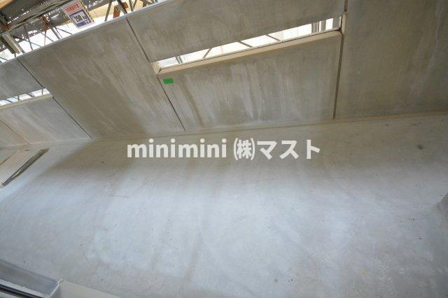 スプランディッド中之島WESTのバルコニー