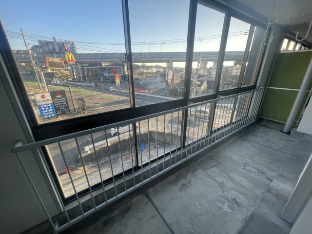 グリーンハイツ松本のバルコニー