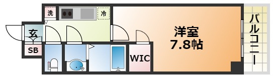 エスプレイス神戸グレースの間取り