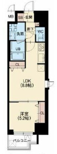 スプランディッド堀江の間取り