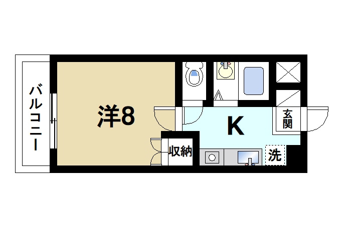 JPレジデンス新大宮の間取り