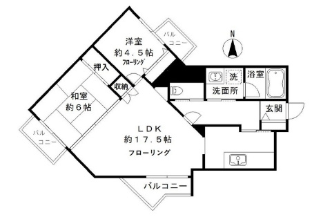 【間取り】 | クレスト和泉