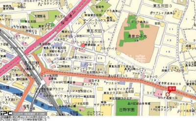 【地図】 | ルーブル五反田弐番館