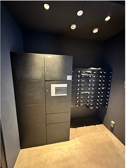 デュオフラッツ西新ＷＥＳＴのエントランス