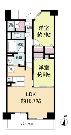 【間取り】 | グレンパーク梅田北