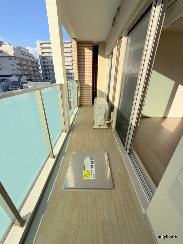 セイワパレス大阪城南　仲介手数料無料のバルコニー