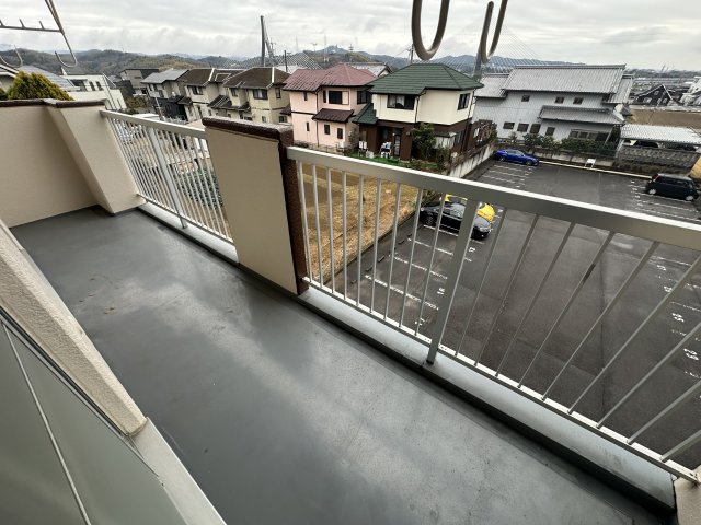 パープルマンションのバルコニー