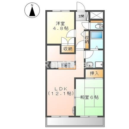 ベルクレストの間取り|間取図