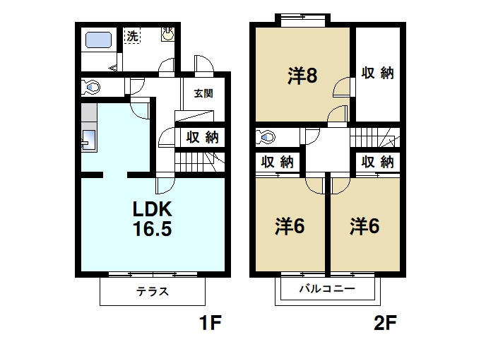 エステートピア阪本の間取り