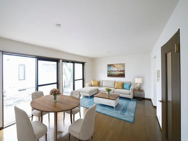 エステートピア阪本の居間・リビング|CGで家具等を配置したもので家具等は含まれません