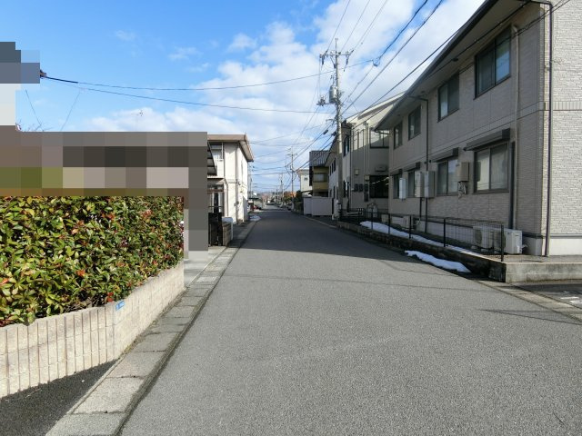 西福原9丁目戸建の前面道路含む現地写真