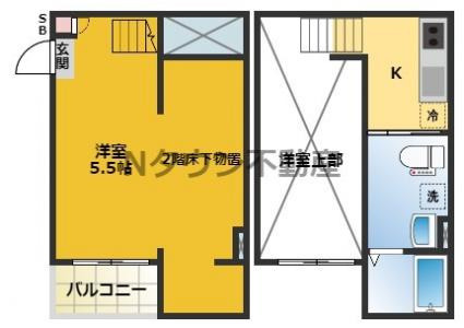 【間取り】 | ティーダⅡ | 間取りです。