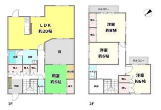【間取り】 | 近江八幡市安土町西老蘇　中古戸建