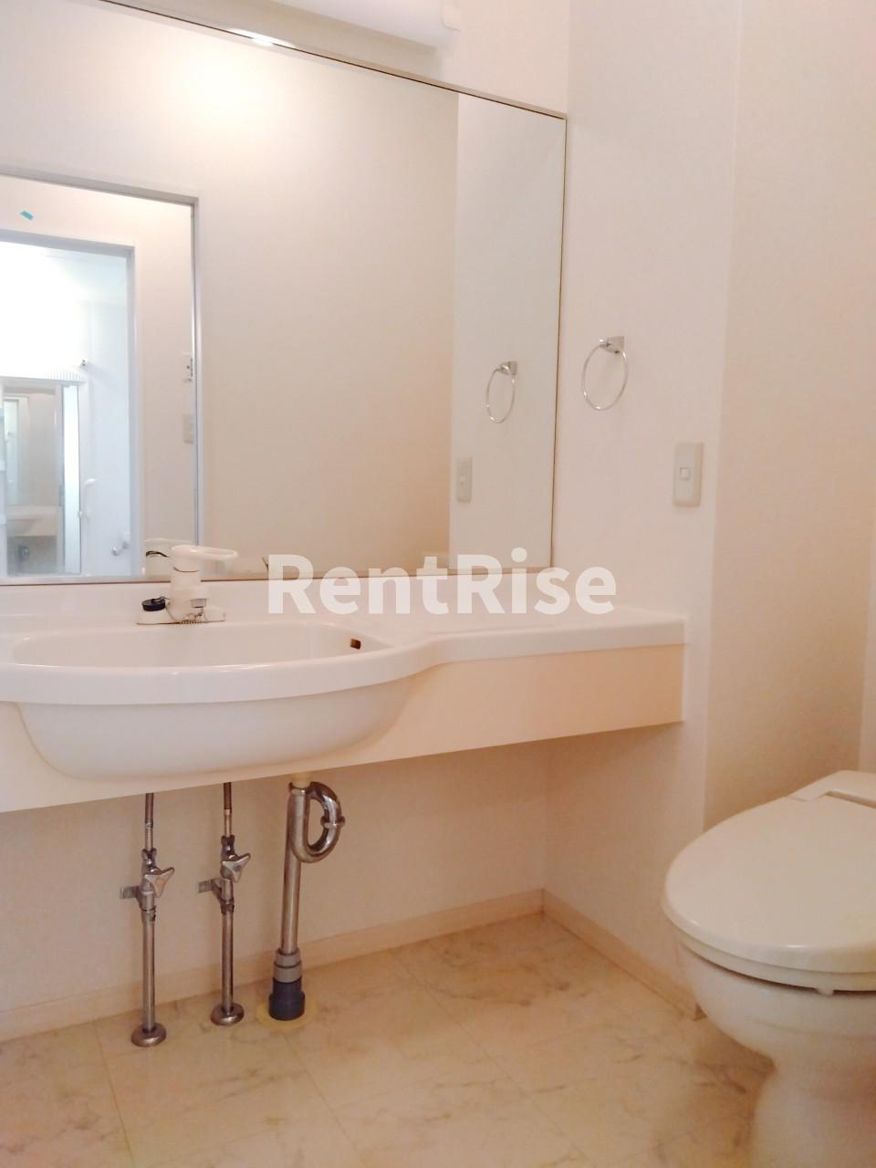 レセンテＡの洗面所