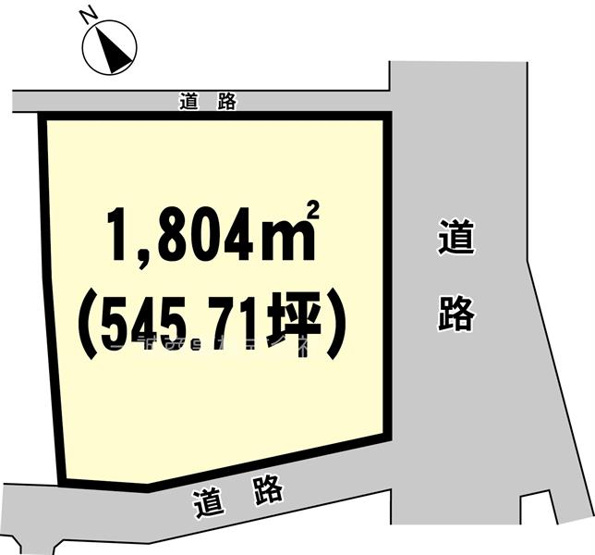 【間取り】 | 神立町字新田６７５－１貸地