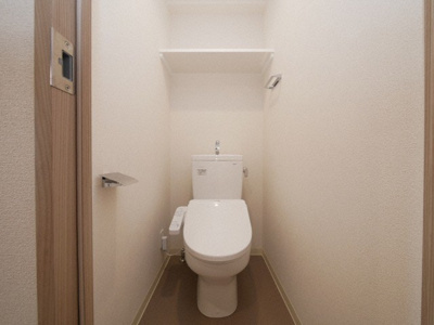 【トイレ】 | プレサンス天満橋ヴェルエラ | 落ち着いた空間のトイレです