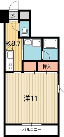 アスターハウス旭の間取り
