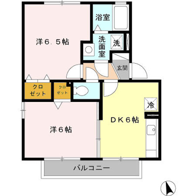 【区画図】 | フルール・プリムヴェール A棟