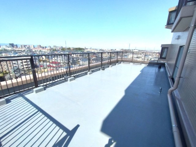 ファミール川越のバルコニー|陽当たり良好なバルコニーです