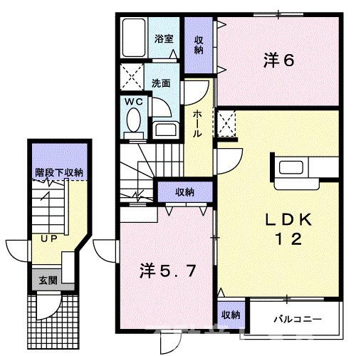 カーサエミネンスⅡの間取り