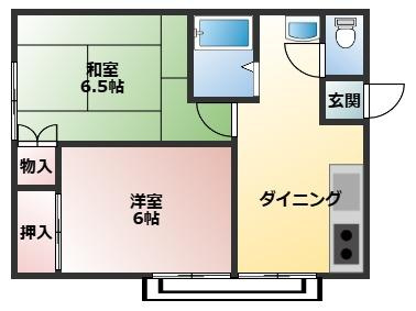 ワンダーミューの間取り