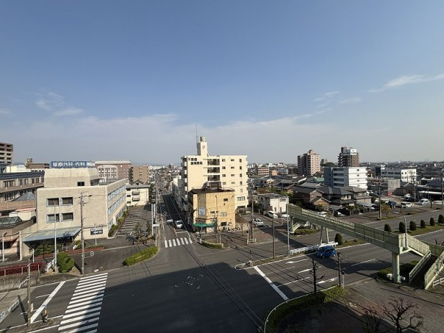 サンハウス小牧駅の展望|バルコニーからの眺望です！