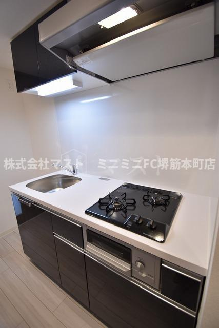 プレサンス谷町九丁目ディセオのキッチン