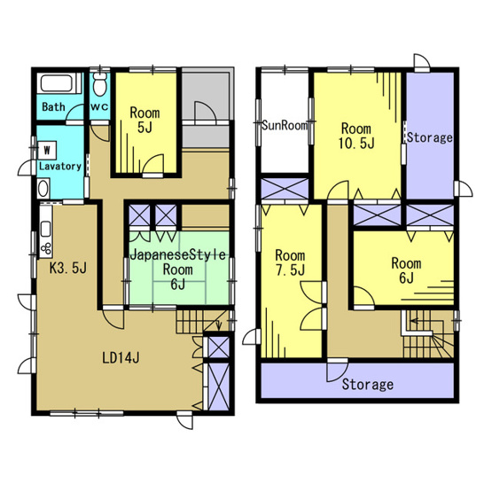 【間取り】 | 【中古住宅】横手市二葉町　戸建て