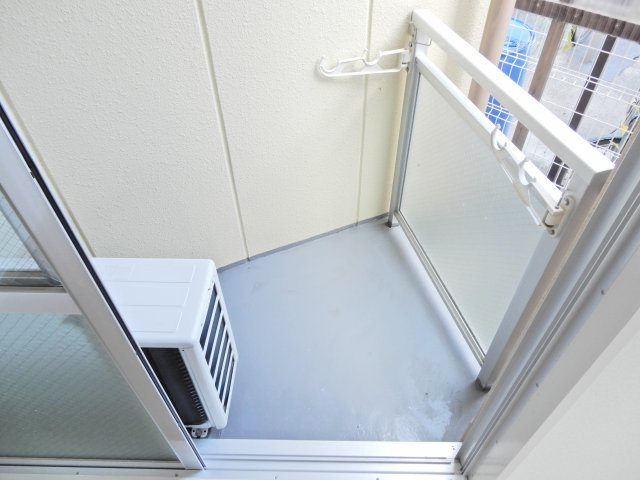 セレーン城跡のバルコニー