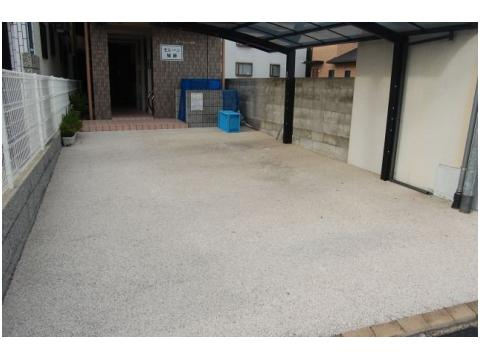 セレーン城跡の駐車場