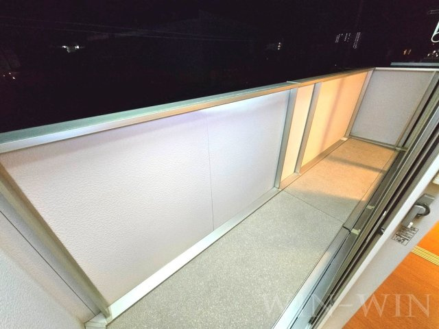 LA TERRE Ⅱ棟のバルコニー