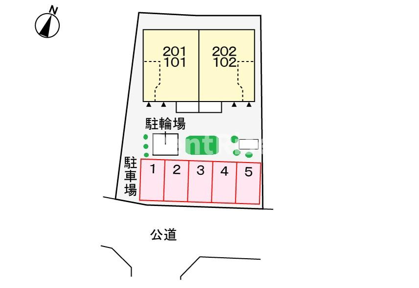 オベルジーヌの駐車場|駐車場