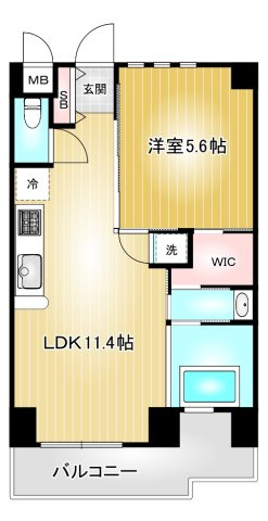 IZ-Residence｜名古屋市の賃貸ならMy賃貸の間取り|IZ-Residence