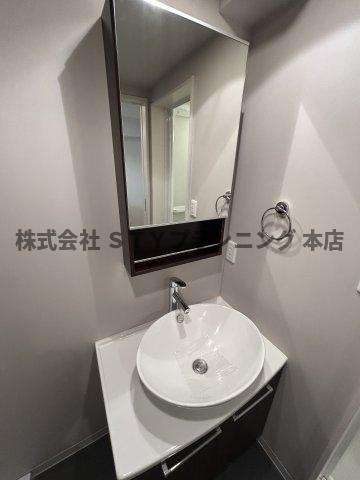 仲介手数料０円！フォレストヴィラ豊の独立洗面台