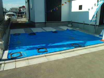 【駐車場】 | 川越市宮元町　4LDK+カースペース2台+WIC+フリースペース　新築戸建て